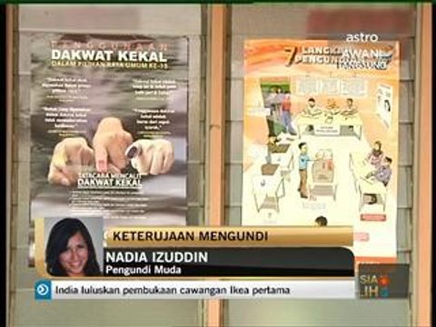 Keterujaan pengundi muda - Nadia Izuddin
