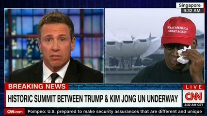 Sommet de Singapour : L'ex-basketteur Dennis Rodman fond en larmes