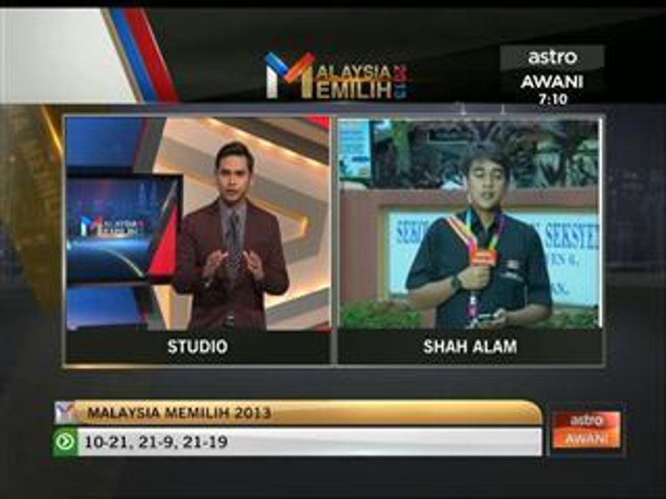 Malaysia Memilih 2013 - Laporan dari Shah Alam