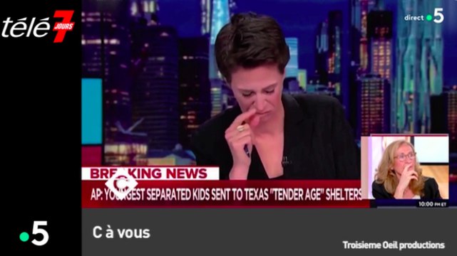 Zapping du 21/06 : Une journaliste américaine fond en larmes quand elle évoque les enfants migrants