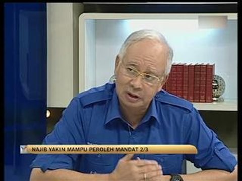Najib yakin mampu peroleh mandat 2/3