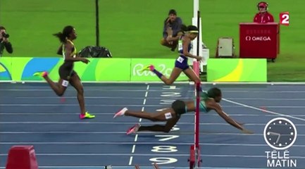 Le zapping du 17/08 : J.O. : Elle plonge pour gagner sa médaille d’or… d’athlétisme !