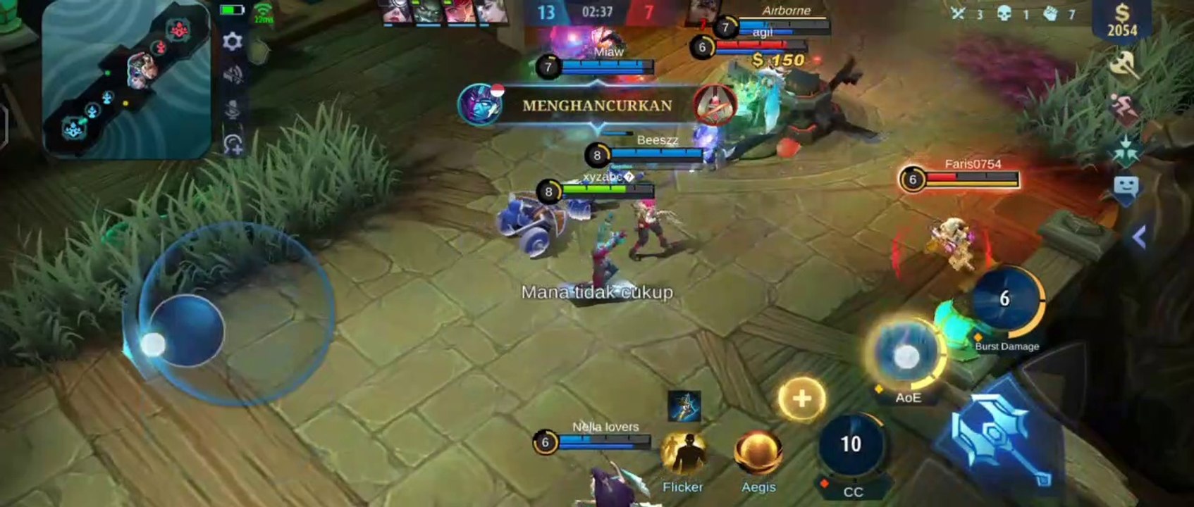 HIGHLIGHT MODE BRAWL  Mobile legend | Pake Gord Bantaii player nub