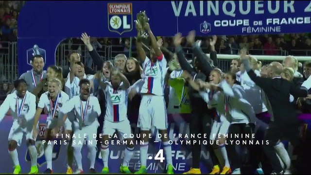 Foot féminin finale coupe de france - Lyon PSG - france 4 - 31 05 18