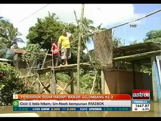 Penduduk sedia hadapi banjir gelombang ke-2