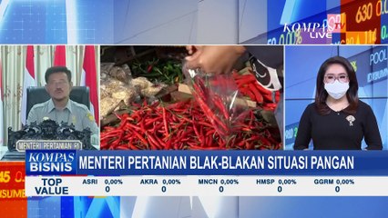 Menteri Pertanian Blak-blakan Soal Situasi Pangan, Ketersediaan Cukup?