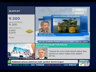 Inflasi dijangka rendah susulan harga minyak lemak