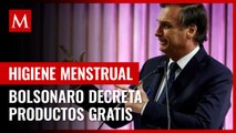 Bolsonaro decreta ley para distribuir gratis productos de higiene menstrual