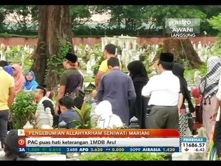 Pengebumian Seniwati Mariani