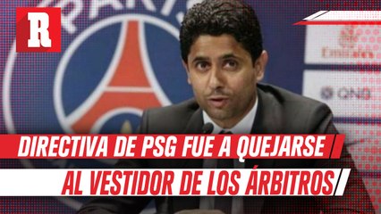 Directiva de PSG fue a quejarse al vestidor de los árbitros; dieron golpes