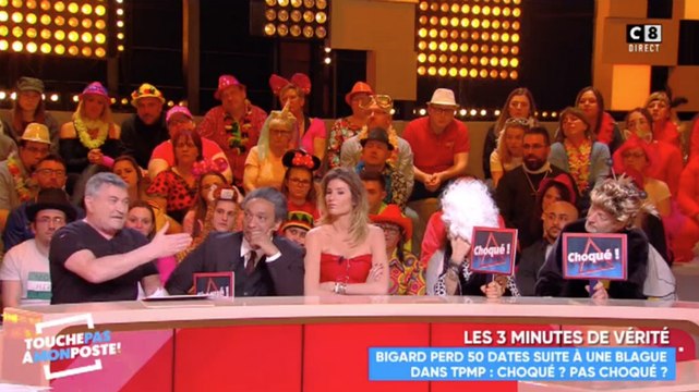 En pleurs, Jean-Marie Bigard revient dans TPMP sur la polémique de sa blague