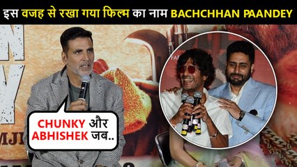 Akshay's Hilarious Reaction On His Movie Titled Bachchhan Paandey