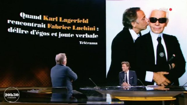 Fabrice Luchini rend hommage à Karl Lagerfeld