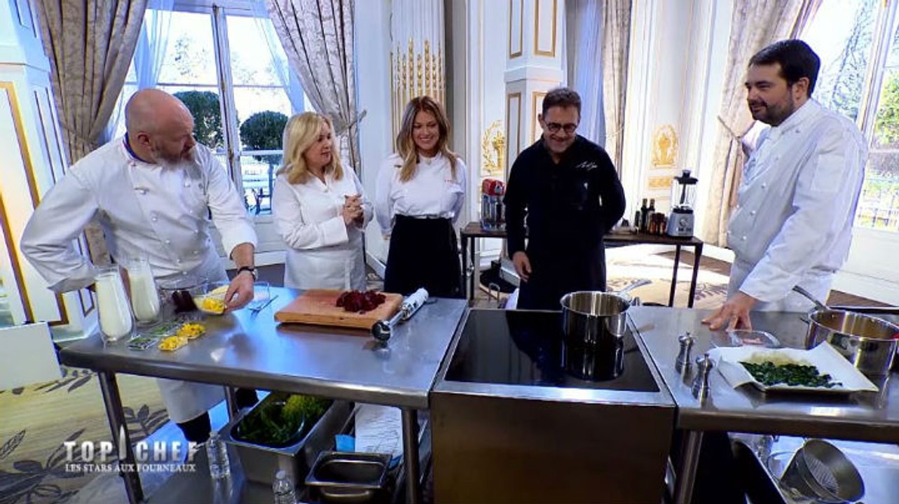 Top Chef Celebrités : Michel Sarran sous le charme de Caroline Receveur