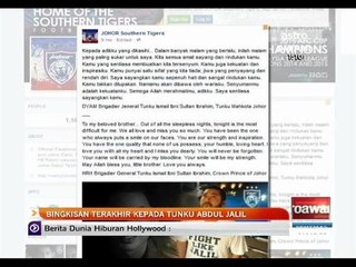 Bingkisan terakhir TMJ kepada Tunku Abdul Jalil