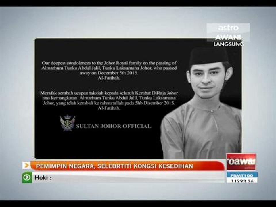 Pemimpin negara, selebrtiti kongsi kesedihan at...