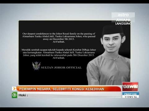 Pemimpin negara, selebrtiti kongsi kesedihan atas kemangkatan Tunku Abdul Jalil