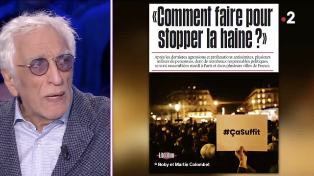 ONPC (France 2) : Gérard Darmon très ému, dénonce les actes antisémites barbares