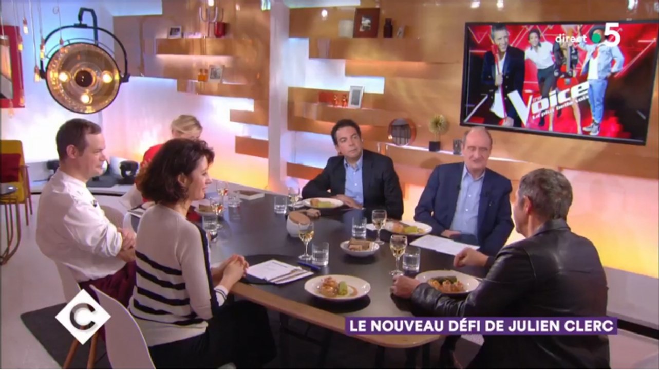C à Vous (France 5) : Julien Clerc a fait des cauchemars à cause de The Voice !