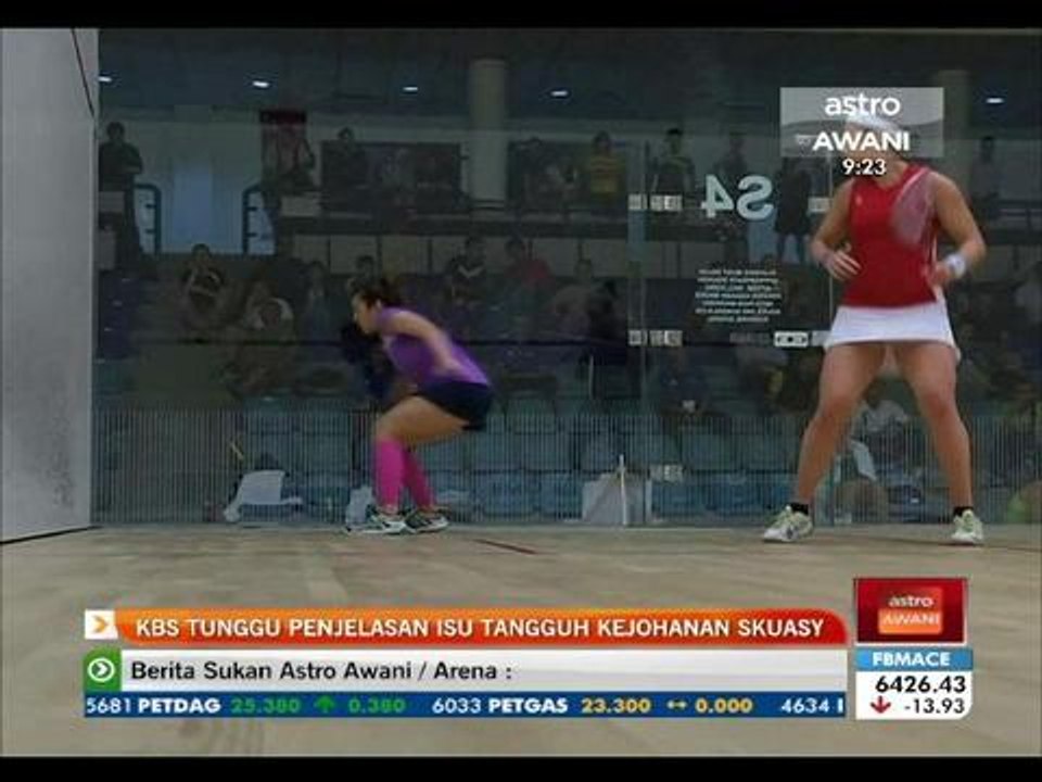 KBS tunggu penjelasan isu tangguh kejohanan skuasy