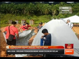 Persediaan hadapi banjir Pantai Timur