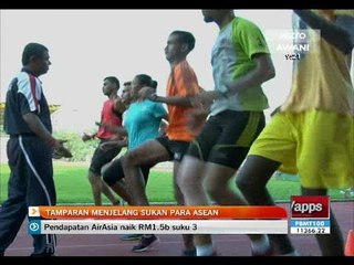 Tamparan menjelang Sukan Para Asean