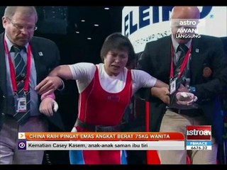 China raih pingat emas angkat berat 75 kg wanita