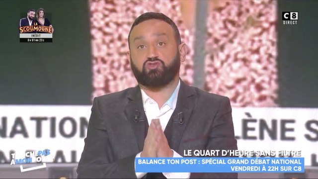 TPMP (C8) : Cyril Hanouna répond aux détracteurs du débat avec Marlène Schiappa