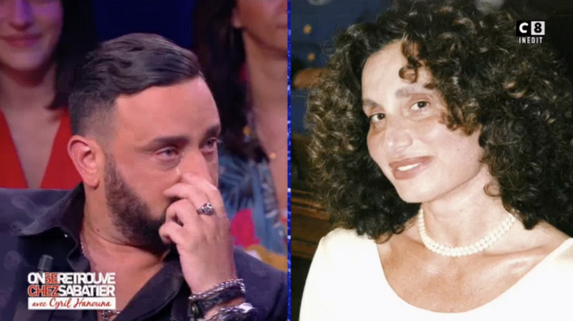 Cyril Hanouna en larmes en écoutant un message de sa maman