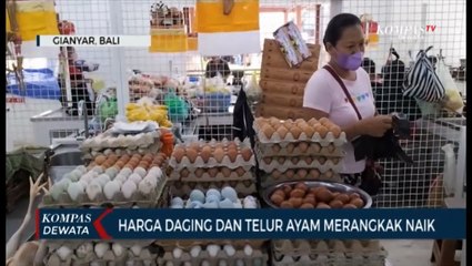Harga Daging & Telur Ayam di Gianyar Naik