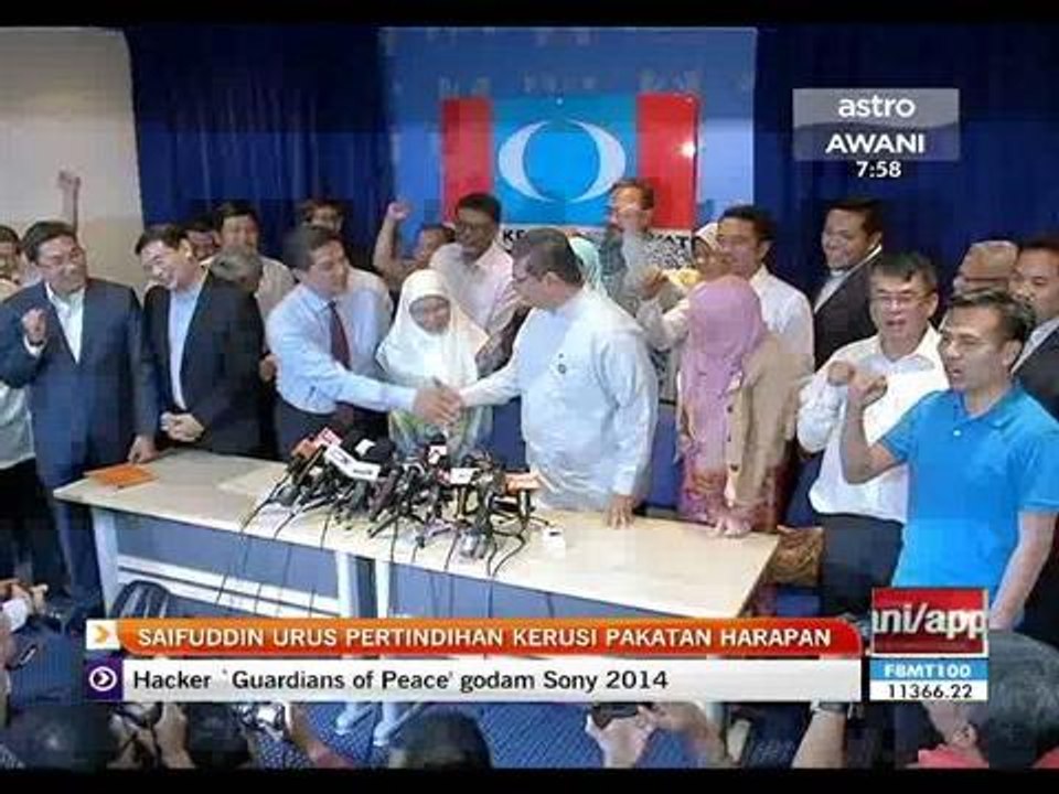 Saifuddin Abdullah urus pertindihan kerusi Pakatan Harapan