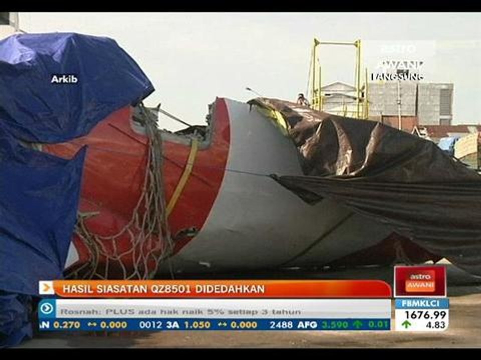 Hasil siasatan QZ8501 didedahkan