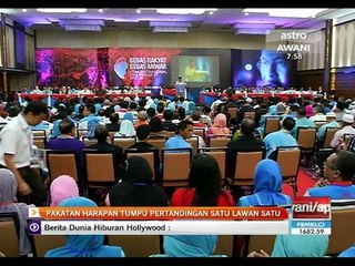 Pakatan Harapan tumpu pertandingan satu lawan satu