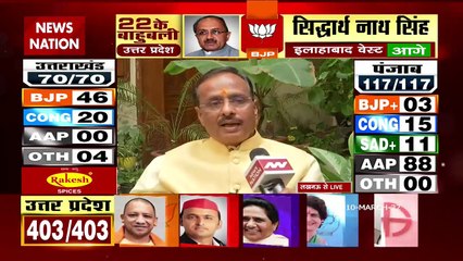 Uttar Pradesh Results 2022 LIVE: पूर्ण बहुमत के साथ हो रही है वापसी - दिनेश शर्मा, डिप्टी सीएम