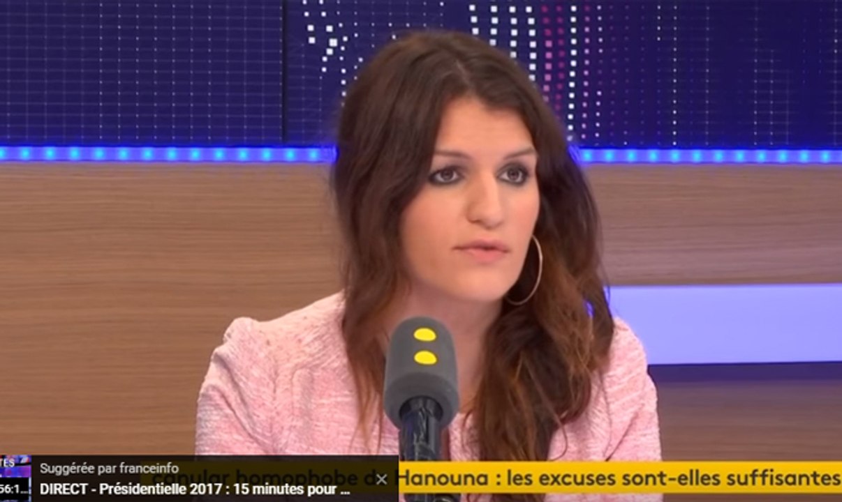 Marlène Schiappa, la nouvelle secrétaire d'Etat chargée de l'égalité entre les femmes et les hommes, le 27 mai sur France Info.