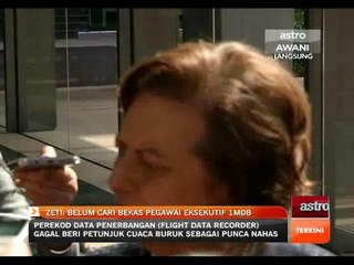 Zeti: Belum cari bekas Pegawai Eksekutif 1MDB