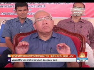 Kementerian cari penyelesaian isu guru-guru duka lara