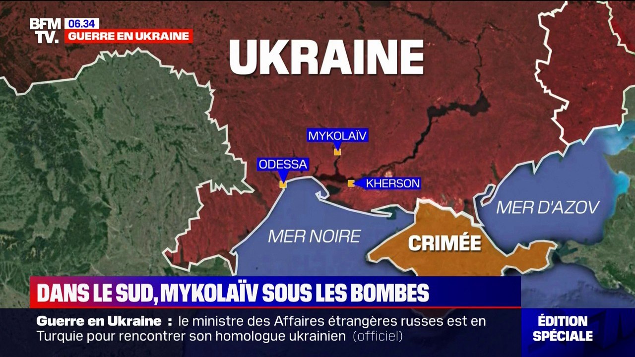 Guerre en Ukraine: dernier verrou avant Odessa, la ville de Mykolaïv bombardée par l'armée russe