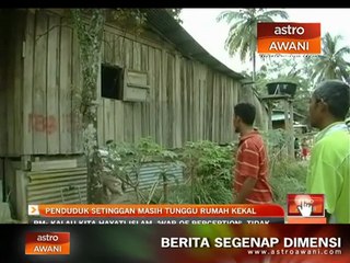 Penduduk setinggan masih tunggu rumah kekal