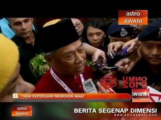 Tiada keperluan memohon maaf - Timbalan Presiden UMNO