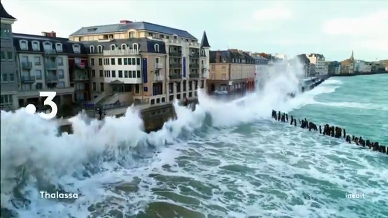 Thalassa De Ouessant à Saint-Malo  au coeur de la tempête - 19 03 18