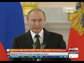 Mohon Turki minta maaf insiden tembak jatuh pesawat