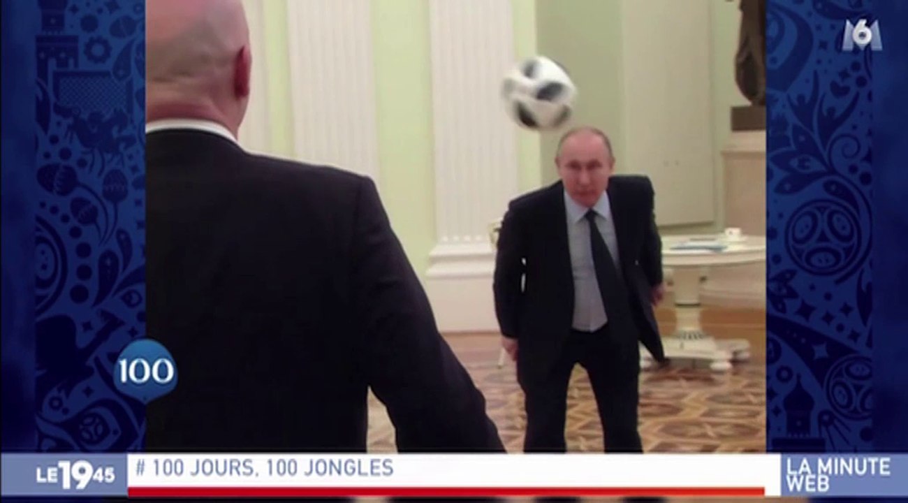 Zapping du 08/03 : Quand Poutine fait des jongles avec le président de la FIFA