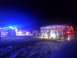 Son dakika haber! Sivas-Malatya sınırında otobüs kazası: 20 yaralı