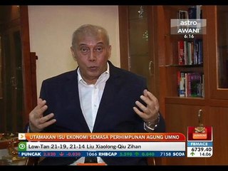 Utamakan isu ekonomi semasa Perhimpunan Agung UMNO