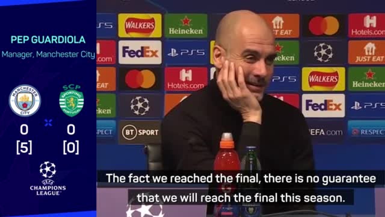 'No guarantees' Man City will reach Champions League final - Guardiola