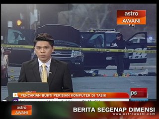 Pencarian bukti perisian komputer di tasik