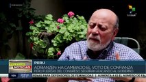 Congreso de Perú otorga voto de confianza al premier Aníbal Torres
