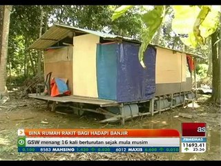 Bina rumah rakit bagi hadapi banjir