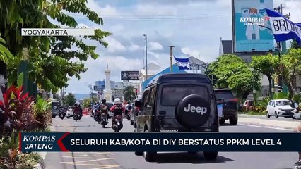 Download Video: Seluruh Kabupaten/Kota di DIY Berstatus PPKM Level 4